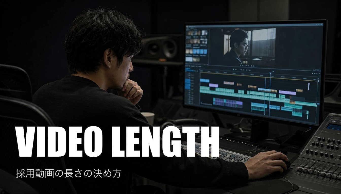 採用動画の長さはどう決める?尺の目安と選び方を映像ディレクターが解説
